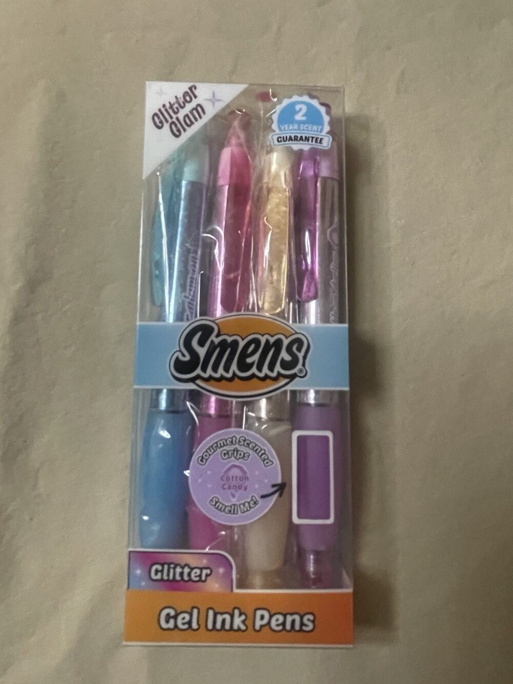 Smens Glitter Glam Glitter Gel Ink Pens 4 Pack
